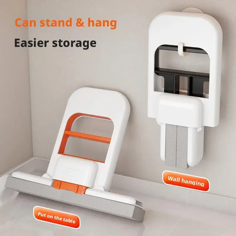 New Powerful Squeeze Mini Mop Folding Home Cleaning Mops With Sponge Self-squeezing Floor Washing Mop Desk Window Car Clean Tool
